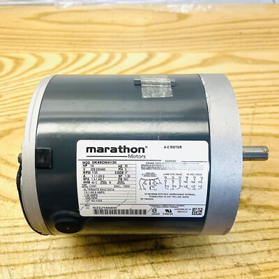 Moteur De Ventilateur US MOTORS K55HXWPR-1390 - 1/4 HP, 115V, 3 Vitesses, Entraînement Direct