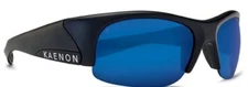 New Kaenon Polarized  Hard Kore Matte Black Frame with ULTRA Pacific Blue Lenses