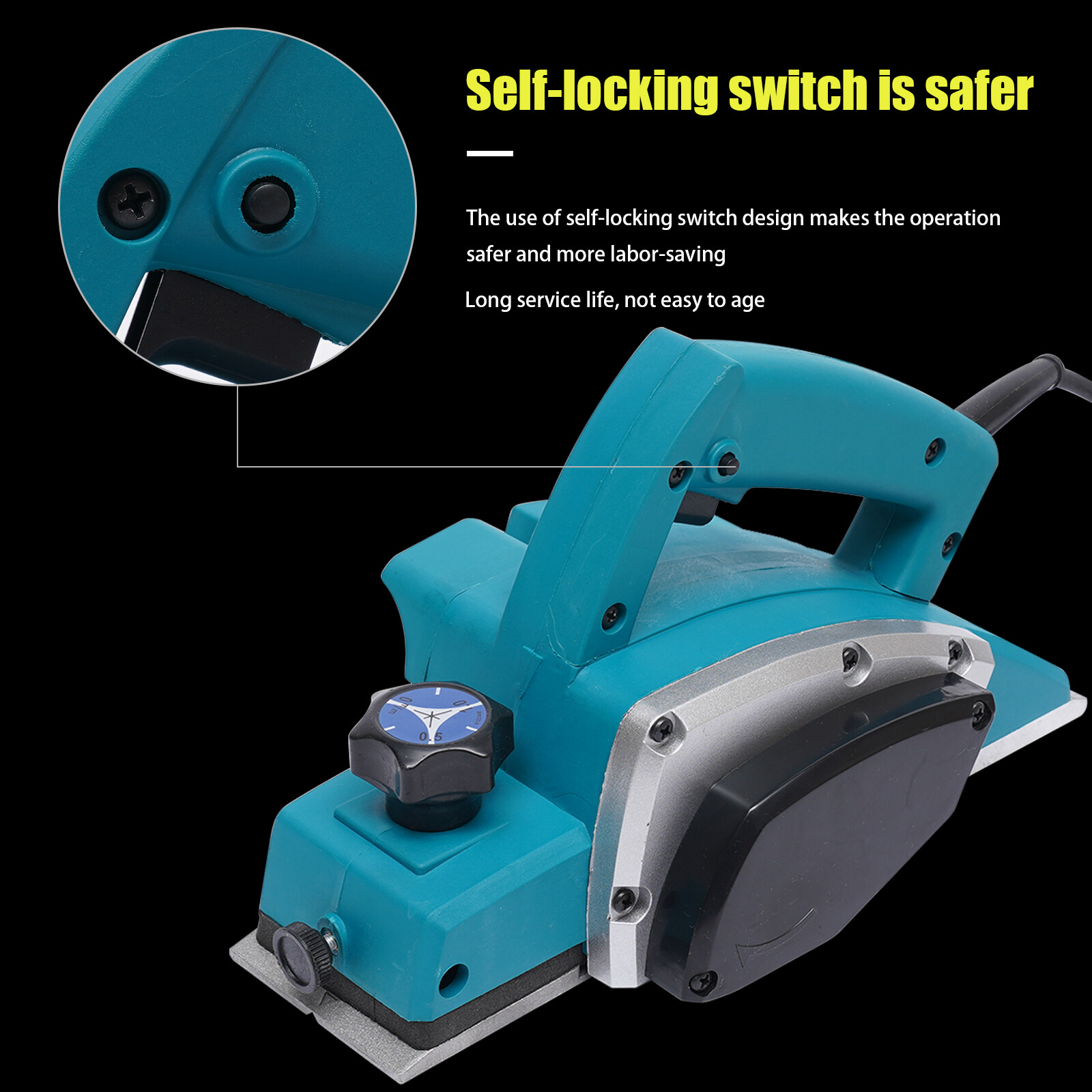 Powerful Electric Wood Planer Machine 