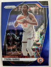 Tyasha Harris Blue Velocity #102 2024-25 Panini Prizm WNBA Card Connecticut Sun