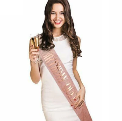 Queen Shoulder Strap Girl Birthday Party Sash Accessory Etiquette Belt Quality