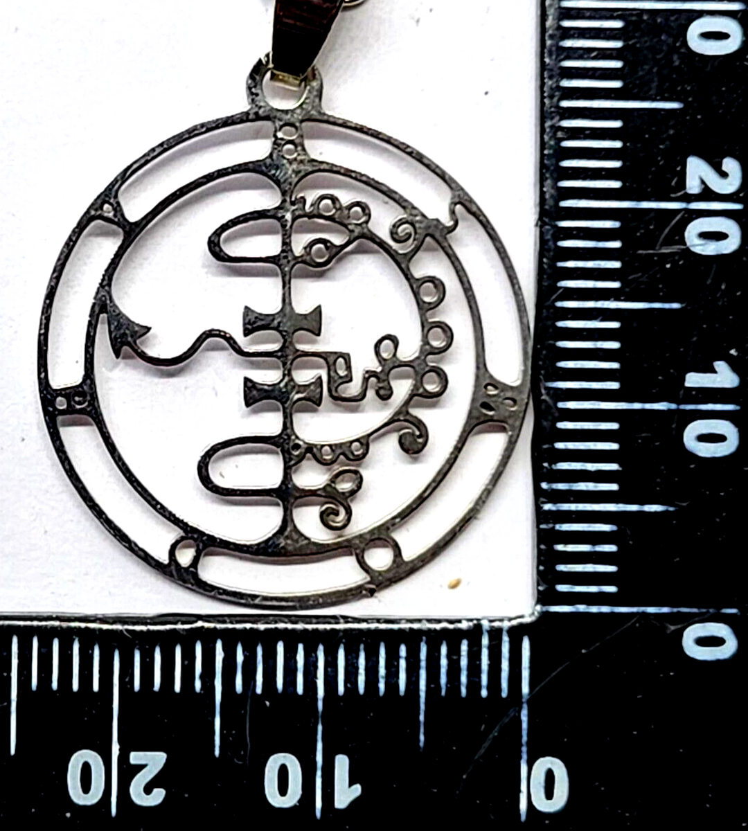 Sigil de VASSAGO Pendentif Acier Inoxydable Demon Seal - France