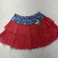 Matilda Jane Tulle Skirt Girl  s Sz 8 Friends Forever Amber Blue White Pink NEW