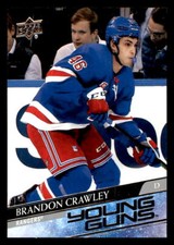 2020-21 Upper Deck #464 Brandon Crawley Young Guns RC (ref 225985)