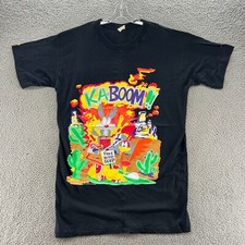 Vintage Wile E Coyote Shirt Mens XXL Road Runner Looney Tunes 1994 90s Black