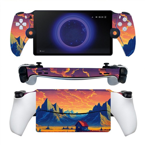Cartoon DIY Wraps Decal Handle Skin Stickers PSP Starry Sky For PS5 Portal - Picture 22 of 26