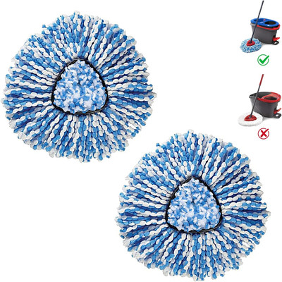 Replacement Head Microfiber Refill O-cedar Spin Easy Clean, Bonuslife 2-Pack. 