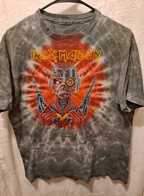 Vintage 1987 Iron Maiden somewhere in time symmetria T shirt | eBay