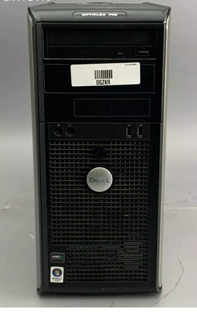 Dell OptiPlex 740 AMD Athlon 64 X2 4400+ 2.30GHz 4GB RAM 80GB HDD