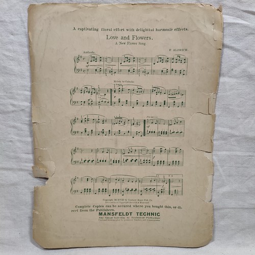 Rare 1908 Antique "Woodland Echoes" By A. P. Wyman Op 34 Sheet Music - 第 10/24 張圖片
