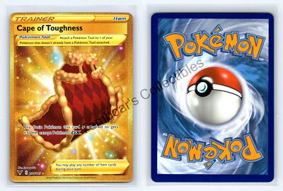 gold super fire breathing dragon pokemon card Amazon.com: Leafy Camo Poncho 214/195- Silver Tempest - Full Art main image 1