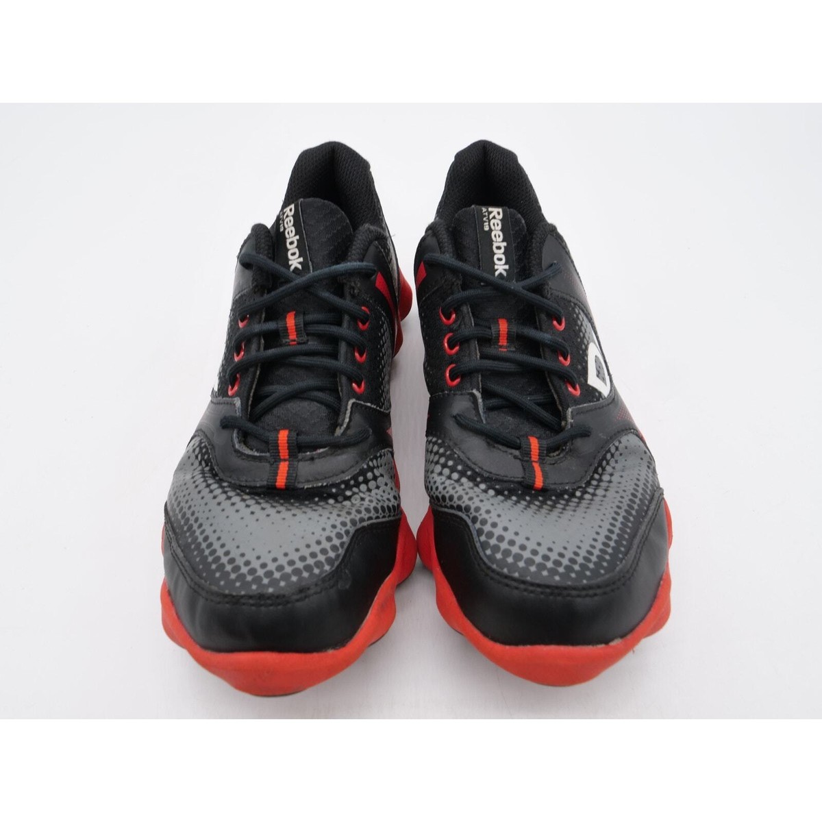 Reebok ATV 19 Running Shoes Mens 5 Black Red Lace Up Reebok ATV 19 Running Shoes Mens 5 Black Red Lace Up