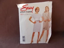 McCalls Misses Unlined Jacket & Dress Sizes 18-24 Uncut Pattern 7924