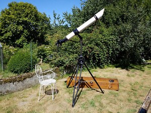 Bad Emigreren Gewond raken Carl Zeiss asadul telescopio de alrededor de 1914 con trípode, Temporizador  Y Caja De Madera | eBay