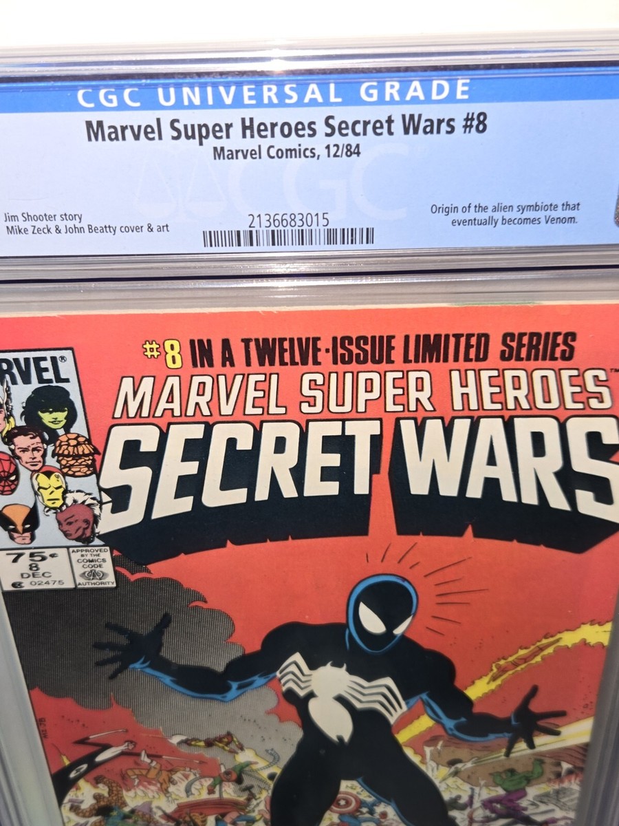 Marvel Super Heroes Secret Wars #8 Newsstand Edition CGC