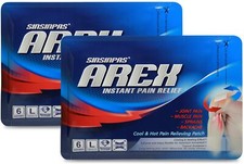SINSINPAS AREX Cool Hot Pain Relieving/ Relief Patch, Large Size 3.93 x 5.5 in
