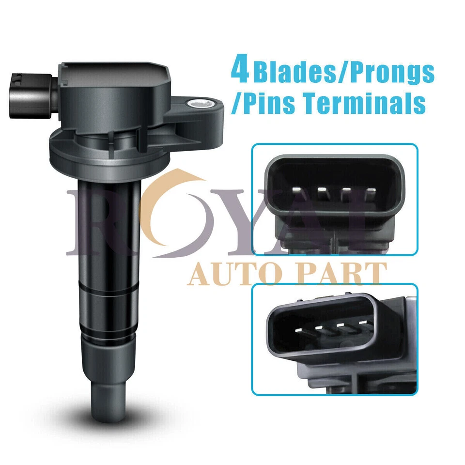 Ignition Coils & Iridium Spark Plugs for 2001-2010 Toyota Yaris Prius Echo UF316 Foto 2 de 4