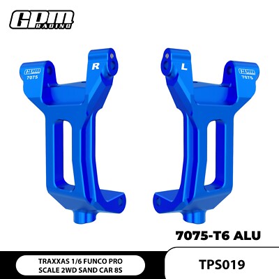 GPM 7075 Alloy Front Caster Blocks TRAXXAS 1/6 Funco Pro Scale 2WD Sand Car 8S