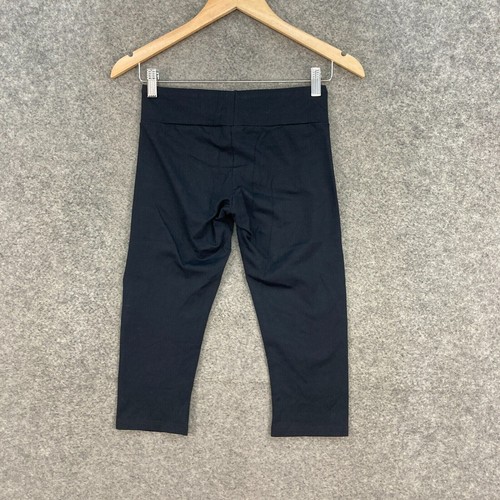 Running Bare Womens Leggings Size 10 Black Capri Stretch Fitness 42509 - Picture 7 of 12