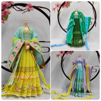 OB27 1/6yosd BJD Traditional Archaic Clothes Antique Costume Tang Flying Fairy