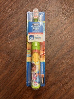 Oral-B Doc McStuffins Stages Power Brush Soft Battery Operated Toothbrush Sealed