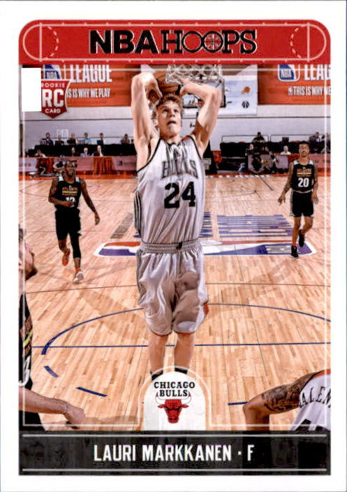 Lauri Markkanen 2017-18 NBA Hoops Rookie Card #257