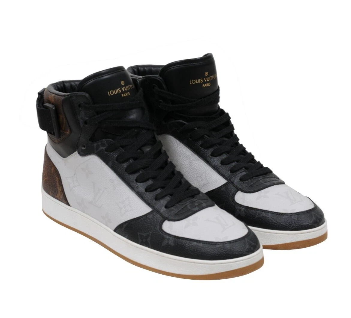 Louis Vuitton Rivoli Black Brown White Men's Sneakers