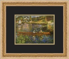 Pierre-Auguste Renoir The Seine at Asnieres Custom Framed Print
