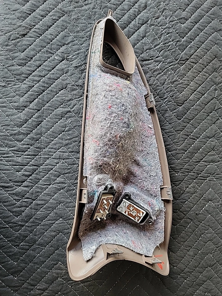 1994-1997 Ford Thunderbird Mercury Cougar Door Switch Panel RH Tan Brown - Изображение 3 из 4