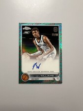 2022-23 Topps Chrome OTE Jayden Williams Aqua & Red Auto Refractor RC SP /99