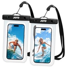 2 Pack Waterproof Phone Pouch, IPX8 Underwater Phone Case for Swimming Clear