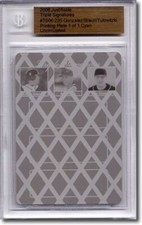 CARLOS GONZALEZ * RYAN BRAUN * TROY TULOWITZKI * Rookie Printing Press Plate 1/1
