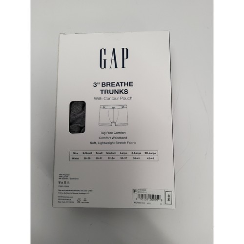 GAP Trunks Herren Medium Contour Pouch Unterwäsche 3er Pack Breathe Neu mit Etikett - Bild 3 von 5