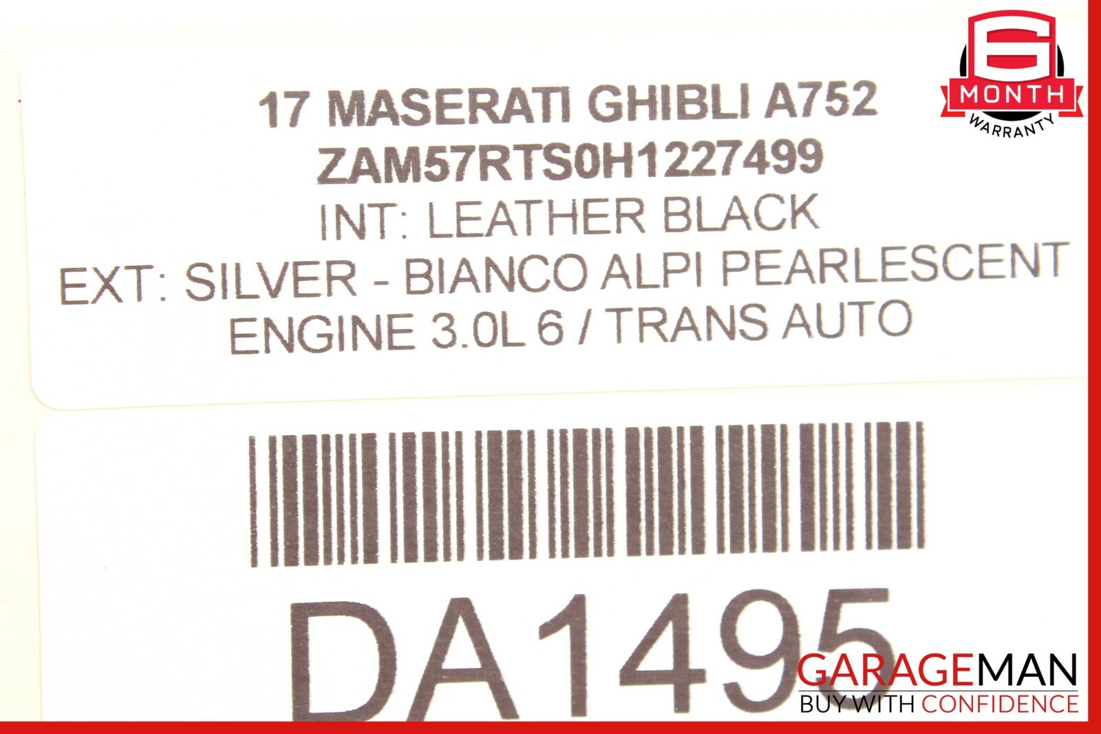 Maserati Ghibli 2014-2017 FRONT+LEFT Exterior door handle