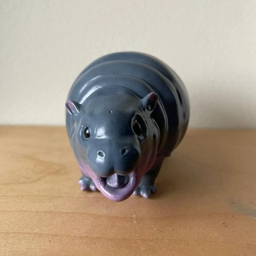 Moo Deng Toy | Moo Deng Nilpferd, Hüpfschwein Zwerg Nilpferd Statue Resin Figuren - Bild 10 von 11