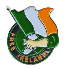 Free Ireland Flag Enamel Pin Badge - Irish Republican