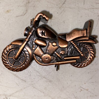 Vintage Harley Davidson Torch Motorcycle Die Cast Metal Cigar Lighter