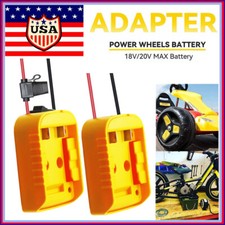 DIY Battery Holder Power Wheels Adapter  Switch Fuse For DeWalt 18V/20V Max