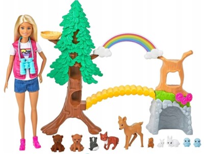 BARBIE GUIDE DOLL + 10 animals GTN60 Mattel