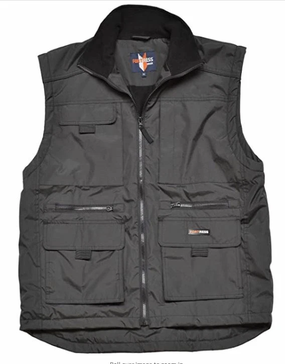 Men's Multi Pocket Fleece Lined Bodywarmer Waistcoat Size M-5XL
Opens in a new window or tab