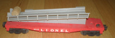 Lionel Flatbed with Ramp Train Car #6424-11 6343 1 Barrel Vintage Made in USA