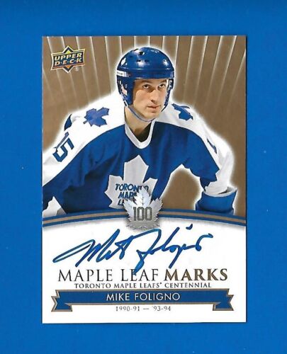 2017-18 TORONTO MAPLE LEAFS CENTENNIAL LEAF MARKS AUTOGRAPH & AKA CARD SEE LIST - Picture 27 of 91