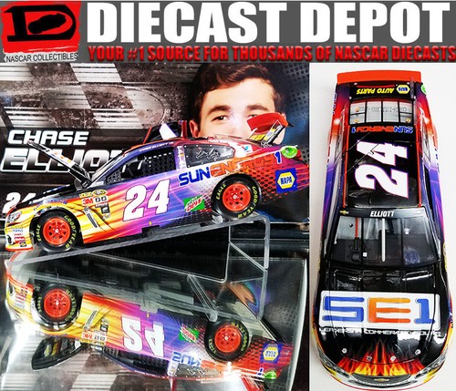 CHASE ELLIOTT 2016 SUN ENERGY 1/24 ACTION