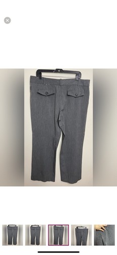 Studio 1940 Petite The Marissa Fit Dress Pants Grey Size 14P - Picture 12 of 16