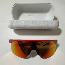 Oakley Resistor Youth Sunglasses Red White Prizm Road Kids OJ9010-2423 W/ Case