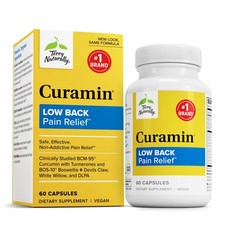 Terry Naturally Curamin Low Back Pain Relief - 60 Capsules - with Curcumin, Bosw
