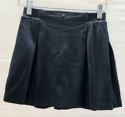 *EMPORIO ARMANI Girl's Size 8Y Navy Blue Pleated Skirt New with Tags 
