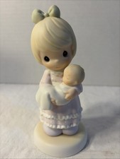 1991 Precious Moments "A Special Delivery" 521493 Mother W/ Baby No Box