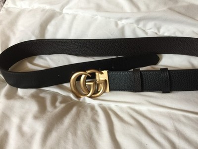 Gucci GG Reversible Buckle Belt Size 90cm Fits 30-32 Waist