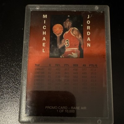 Michael Jordan Rare Air Promo Limited Edition Card 1 of 10,000